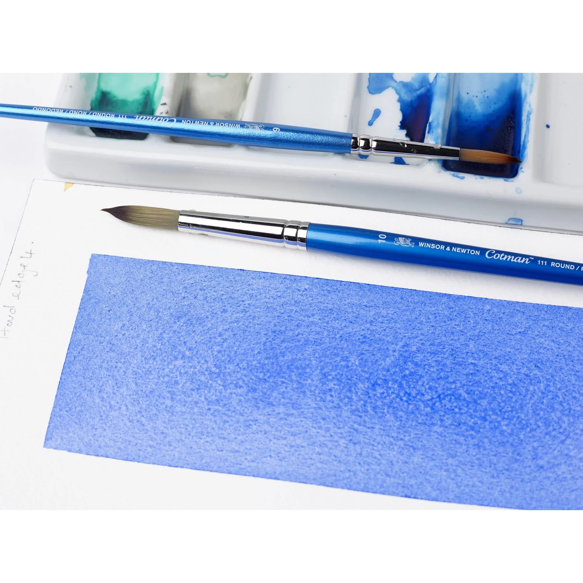 Winsor & Newton Cotman Series 111 Round Brush SH #2 | Synthetic Watercolor Brush for Fine Detail - view 5