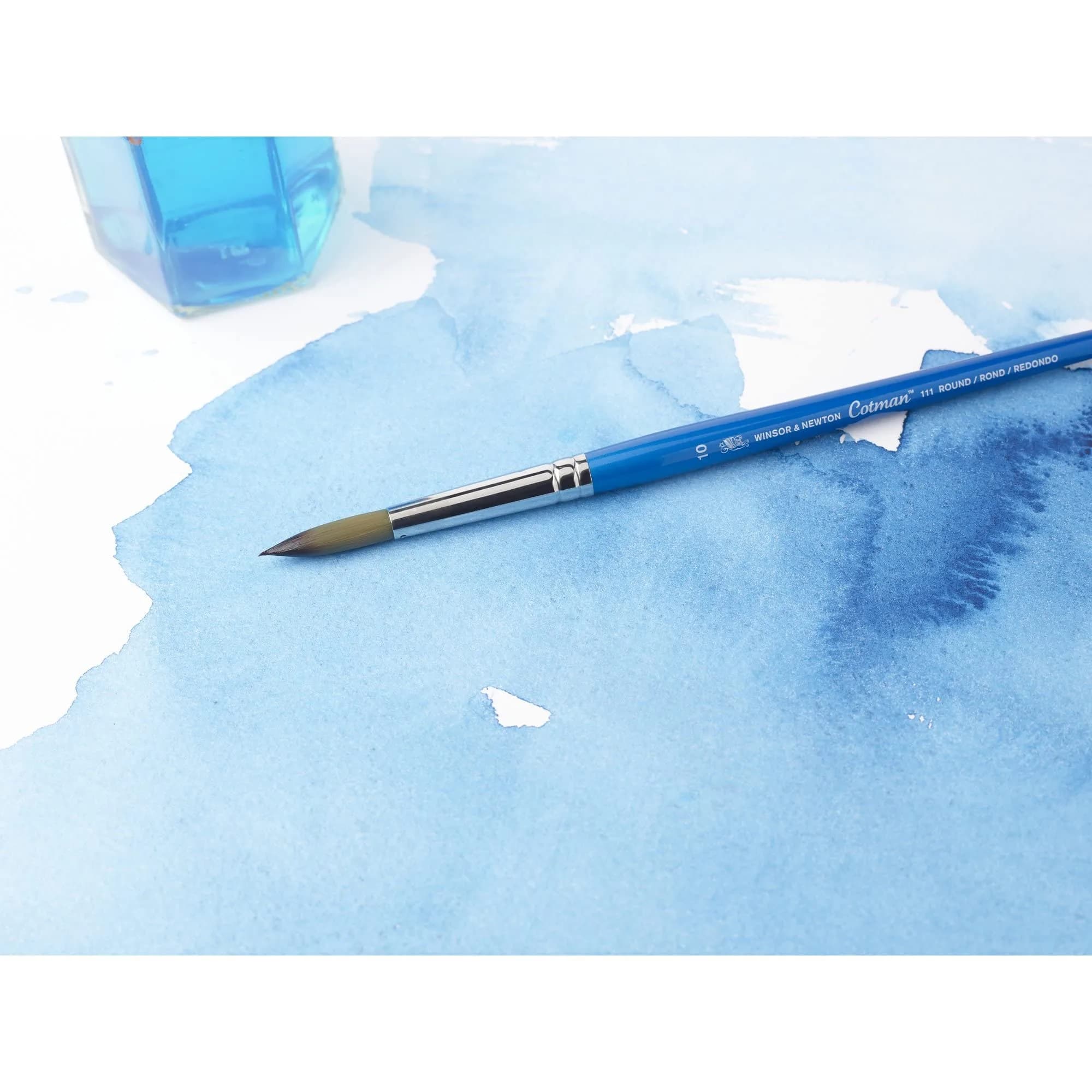 Winsor & Newton Cotman Series 111 Round Brush SH #2 | Synthetic Watercolor Brush for Fine Detail - view 4