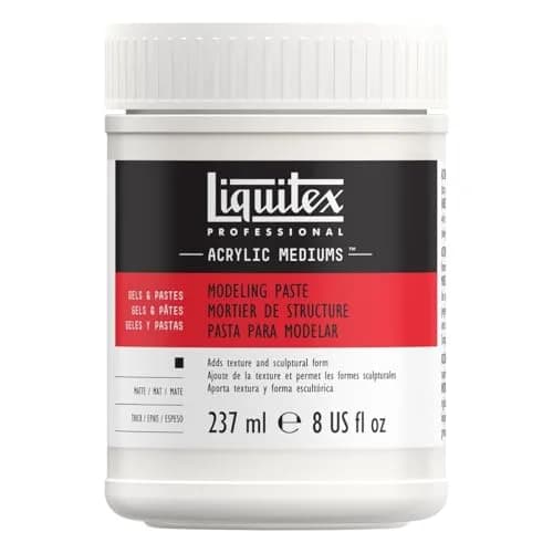 Liquitex Professional Modeling Paste 237ml (8-oz) | Builds Heavy Textures, Dries Hard Like Stone thumbnail 1