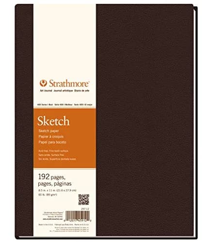 Strathmore 400 Series Hard Bound Sketch Journal, 8.5 x 11 inches | 192 Pages for Artists thumbnail 1