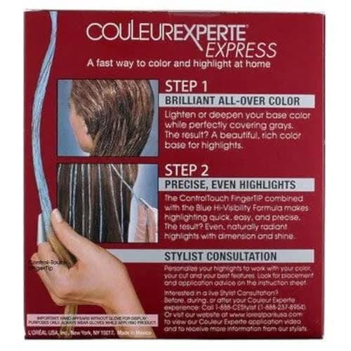 L'Oreal Paris Couleur Experte 2-Step Home Hair Color and Highlights Kit, French Éclair | Salon-Like All-Over Color & Highlights thumbnail 6
