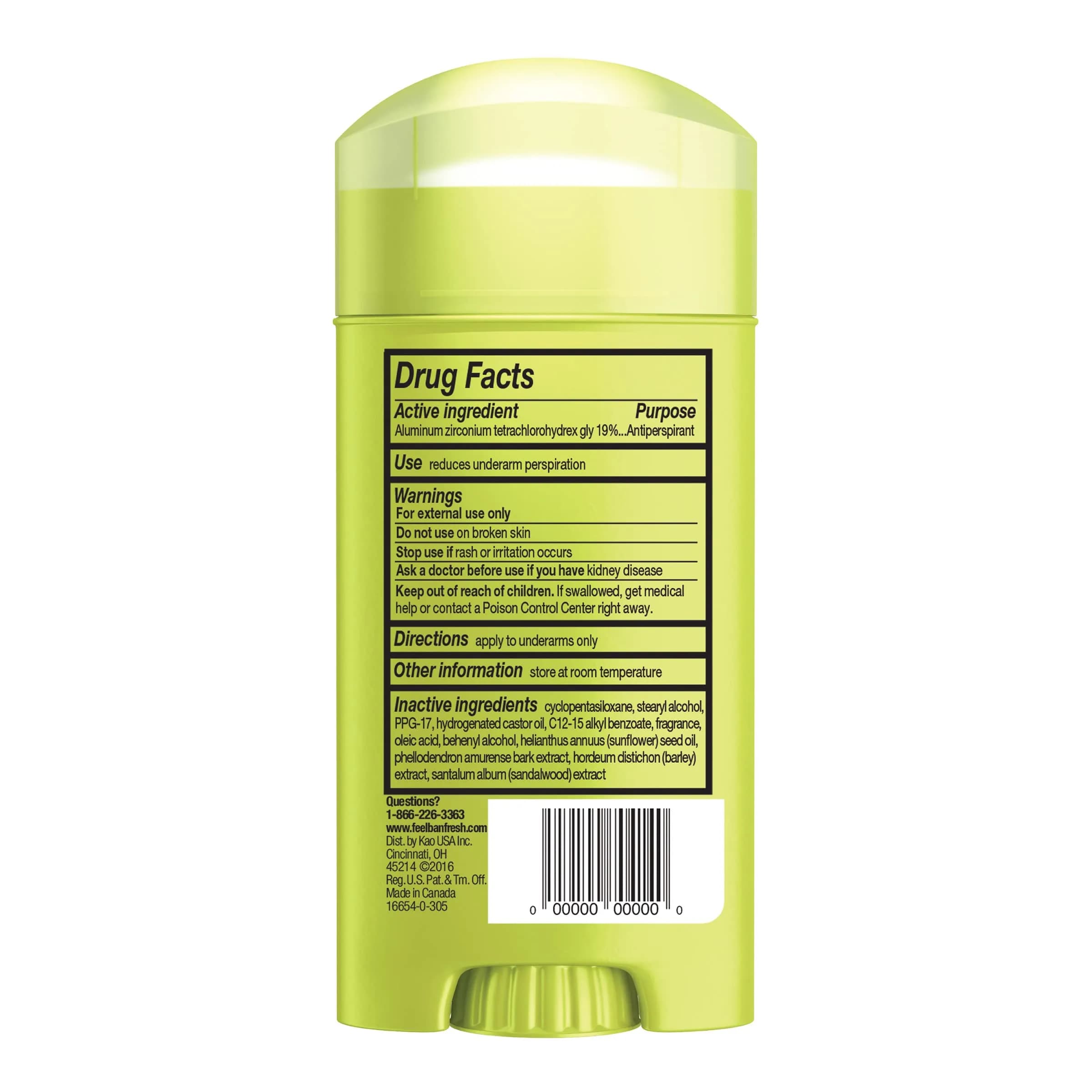 Ban Invisible Solid Antiperspirant Deodorant for Women and Men, Sweet Simplicity Scent, 73.7g (2.6 Oz) | 24-Hour Odor & Wetness Protection - view 9