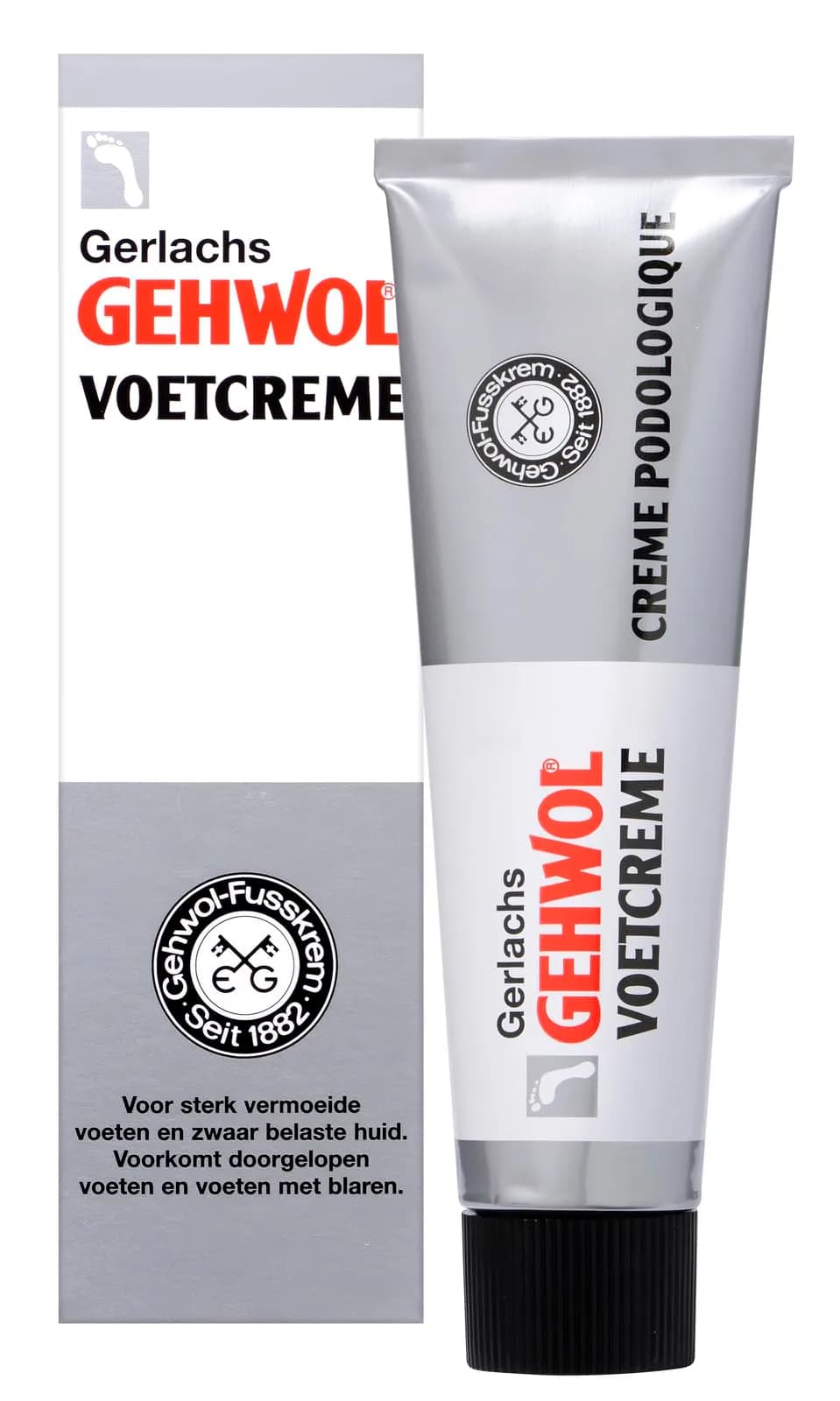 GEHWOL Foot Cream 73.7 ml (2.6 oz) | Prevents Aching Feet, Blisters & Chafing — 2.6 Ounce