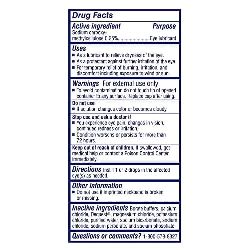 TheraTears Dry Eye Drops Lubricating 15ml (0.5 Fl Oz) | Doctor Recommended for Immediate Relief thumbnail 8