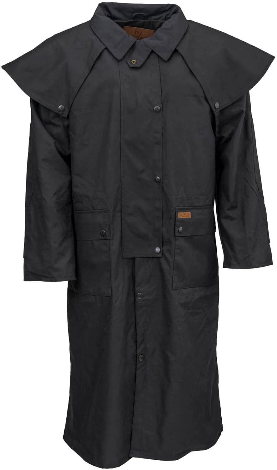 Outback Trading Company Low Rider Duster Coat in Black 3X-Large | Waterproof, Breathable, Unisex — Black