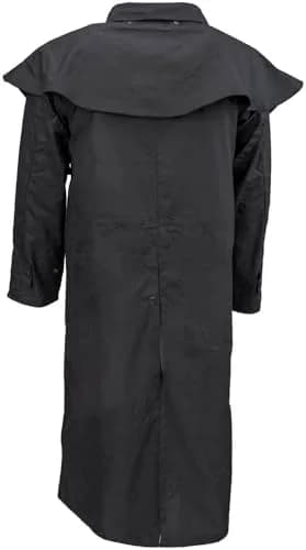 Outback Trading Company Low Rider Duster Coat in Black 3X-Large | Waterproof, Breathable, Unisex thumbnail 5