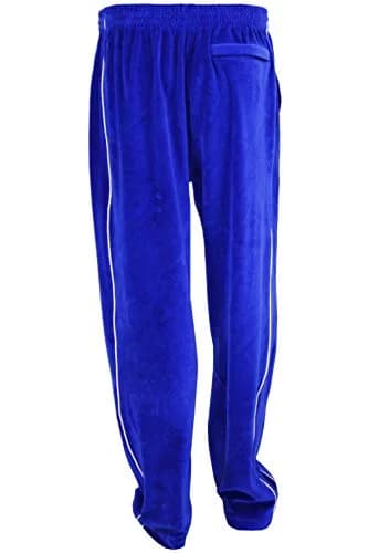 Sweatsedo Electric Blue Mens Velour Sweatsuit Large | Comfortable Lounge & Exercise Wear thumbnail 6