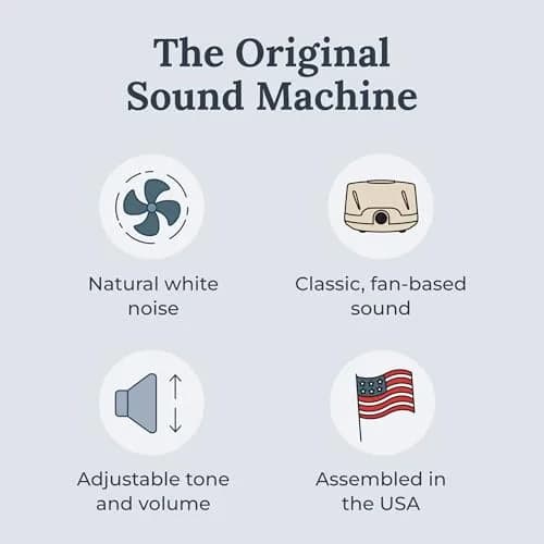 Yogasleep Dohm Classic Tan | Natural Fan-Based White Noise for Sleep & Focus thumbnail 2