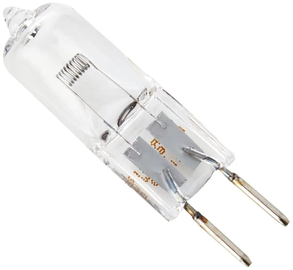 Osram HLX GY6.35 12V/100W Halogen Bulb | 3600 Lumens, Clear Finish, GY6.35 Base (0.46 in.) — T3.5