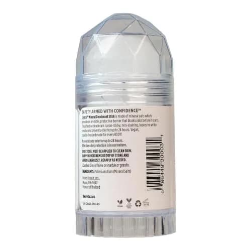 Crystal Essence Unscented Deodorant Stick 120.5g (4.25 oz) | Natural Mineral Odor Protection thumbnail 2