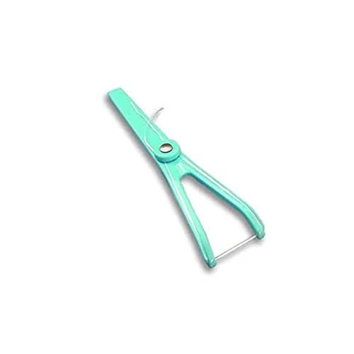 flossaid Dental Floss Holder-Single Handle | Easy flossing, full control, elastic grip, secure tape, vibrant colors thumbnail 1