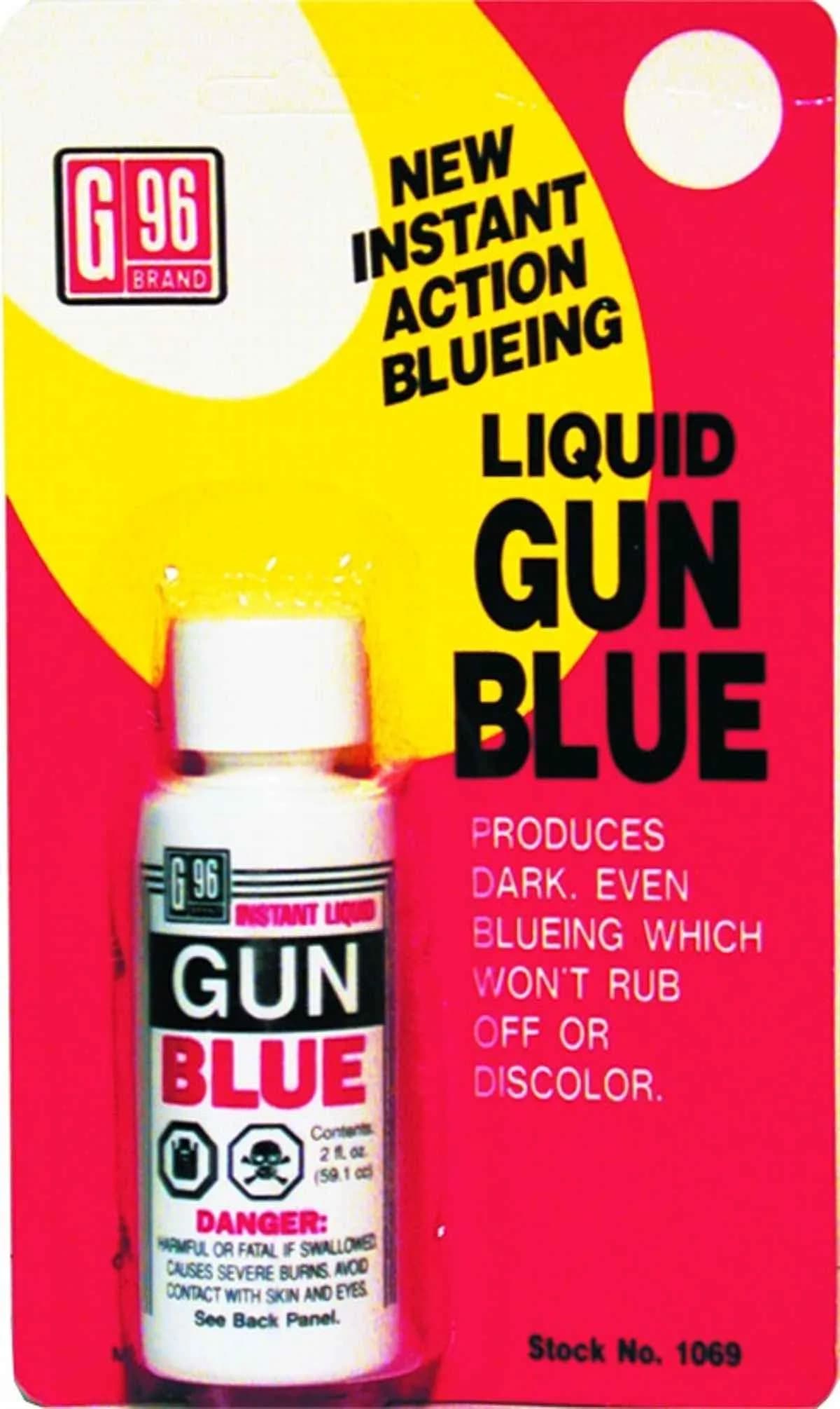 G96 Liquid Gun Blue 2 fl oz (59 ml) | USA-Sourced for Firearms