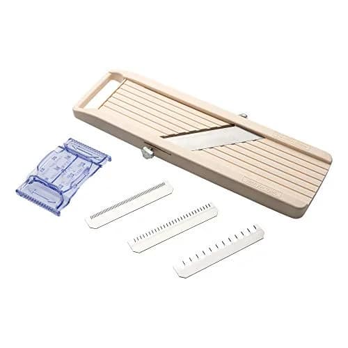 Benriner Japanese Mandolin Vegetable Slicer | Ultra-Sharp Steel Blades, Adjustable Thickness, 31.5cm thumbnail 1