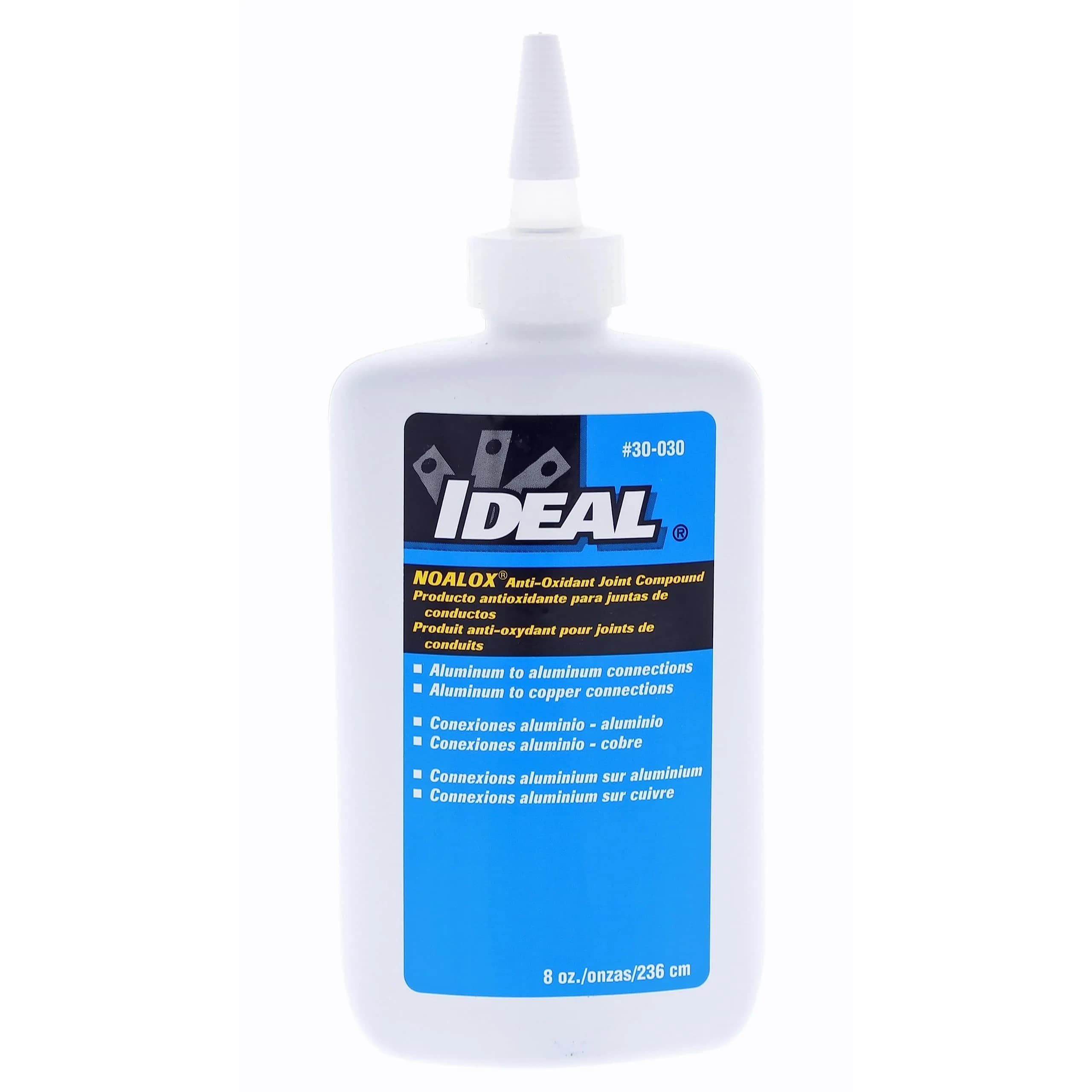 Ideal Electrical Noalox Anti-Oxidant Compound 4 oz (118 ml) Bottle | Pack of 6 for Enhanced Conductivity — 8 Oz Bottle