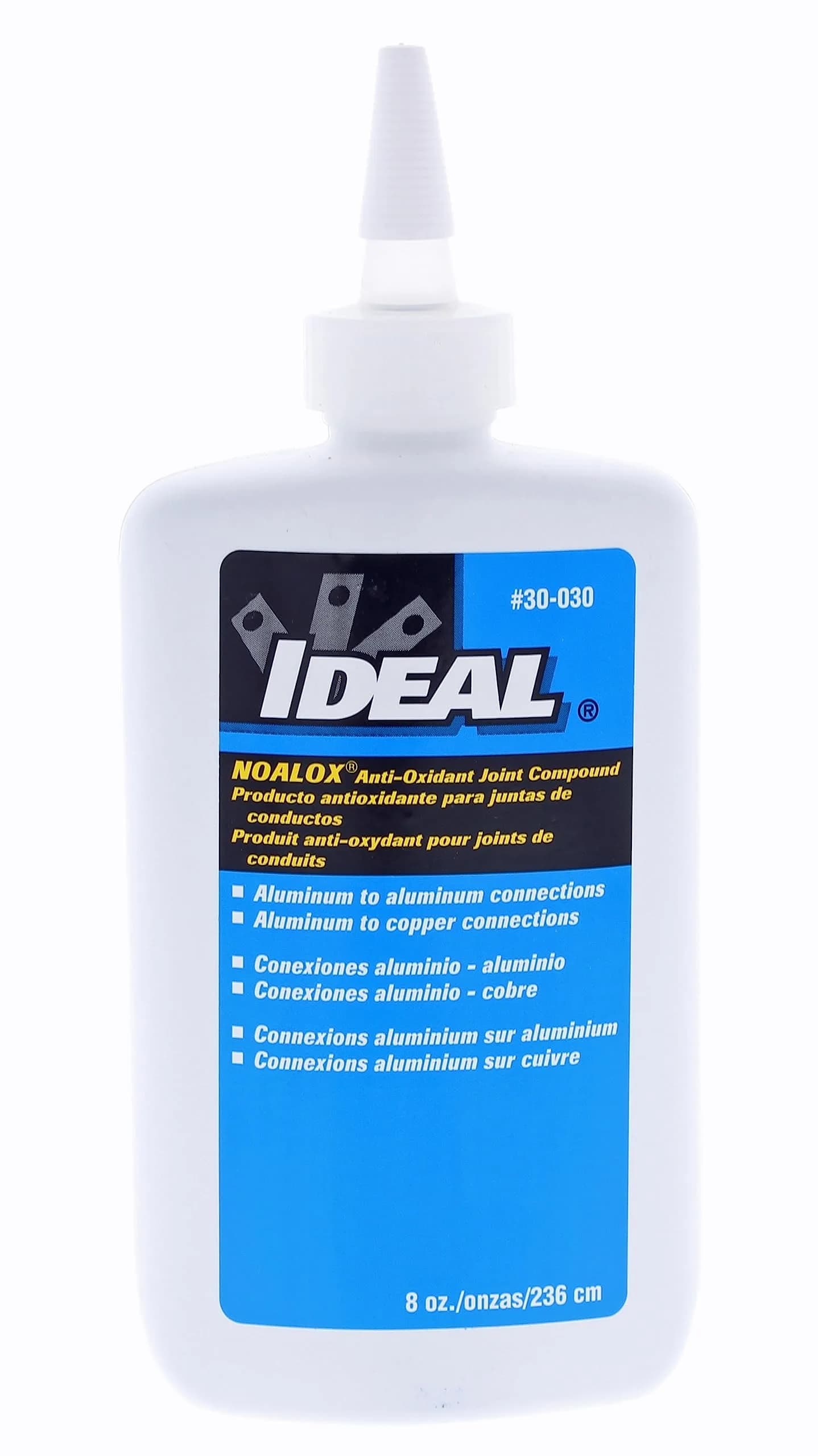 Ideal Electrical Noalox Anti-Oxidant Compound 227 g (8 oz) Bottle | Prevents Aluminum Oxidation for Cooler Connections