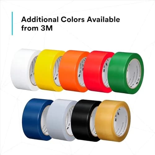 3M General Purpose Vinyl Tape 764, Yellow | Conforms to uneven surfaces, ideal for safety marking and bundling thumbnail 6