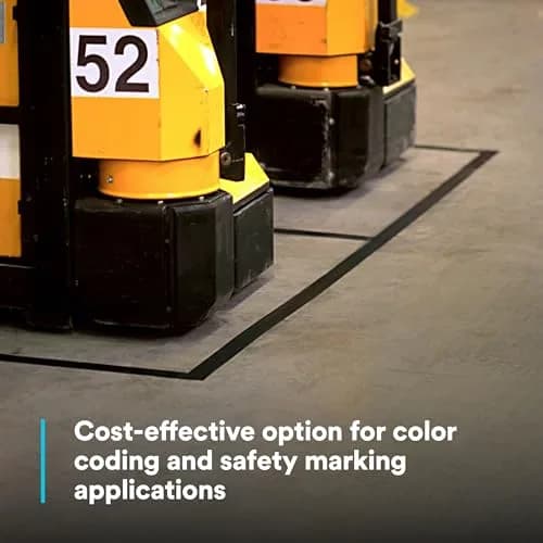 3M General Purpose Vinyl Tape 764, Yellow | Conforms to uneven surfaces, ideal for safety marking and bundling thumbnail 2