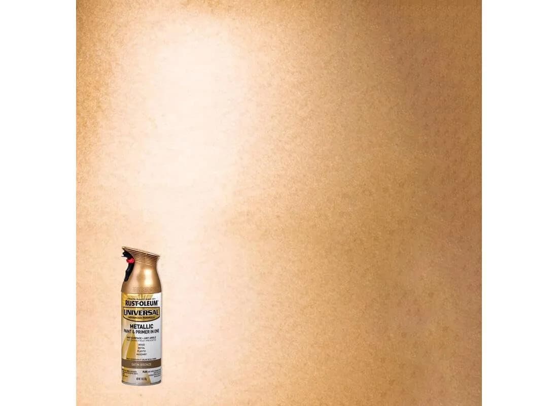 Rust-Oleum Universal All Surface Satin Bronze Metallic Spray Paint, 11 oz (Pack of 1) - view 2