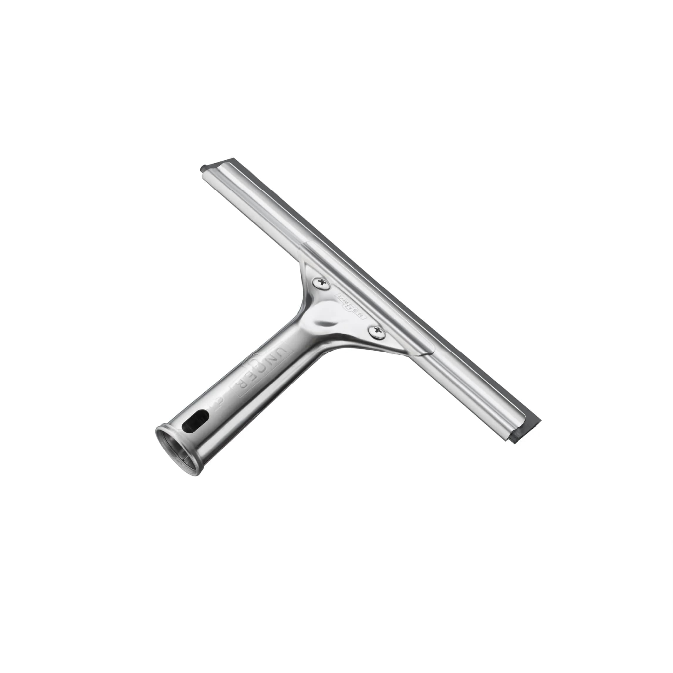 Unger Professional 8” Stainless Steel Window & Glass Squeegee | Heavy Duty, Streak-Free Results for Window Cleaning