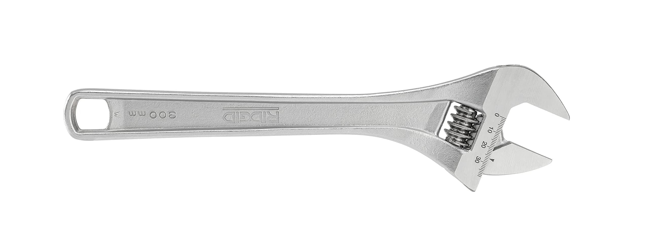 RIDGID 86917 762 Adjustable Wrench, 12-inch (300 mm) for Metric and SAE, Silver | Forged Alloy Steel Durability - view 4