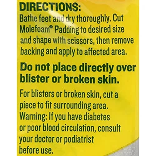 Dr. Scholl's Molefoam CS6 | Soft Latex Foam Padding for Blisters & Calluses thumbnail 3