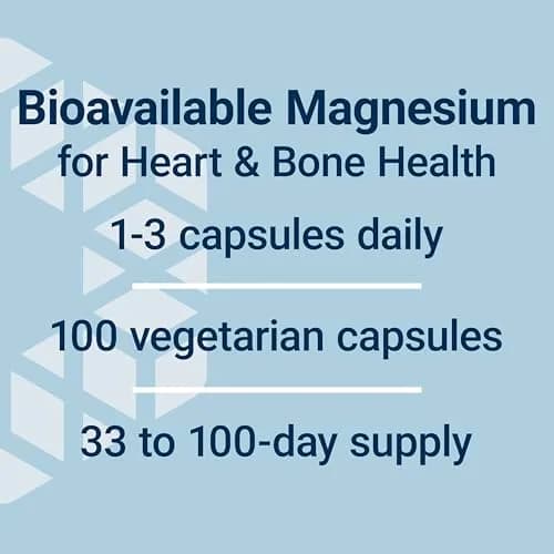 Life Extension Magnesium Citrate, 100 mg, Heart & Bone Support, 100 Capsules thumbnail 4