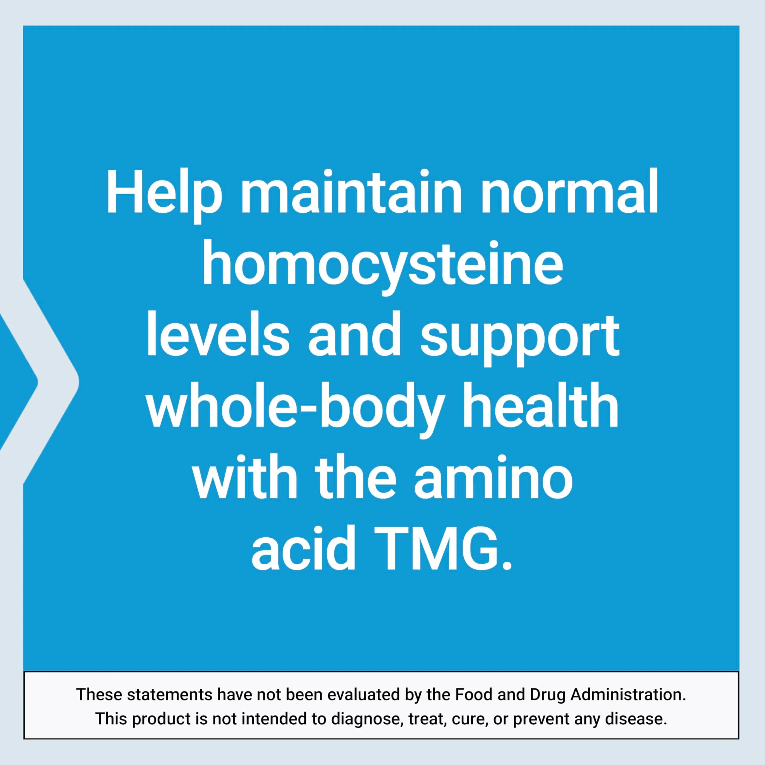 Life Extension TMG Powder 50 g (1.76 oz) | Supports Normal Homocysteine Levels - view 6