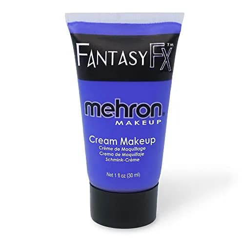 Mehron Makeup Fantasy FX Blue Water-Based Face & Body Paint 29.57ml (1 Fl Oz) | Professional Grade for Cosplay & Halloween thumbnail 1