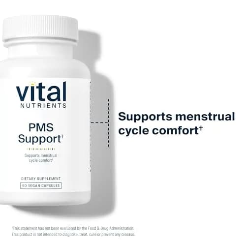 Vital Nutrients PMS Support, 60 Capsules | Supports Hormonal Balance & Menstrual Comfort thumbnail 5