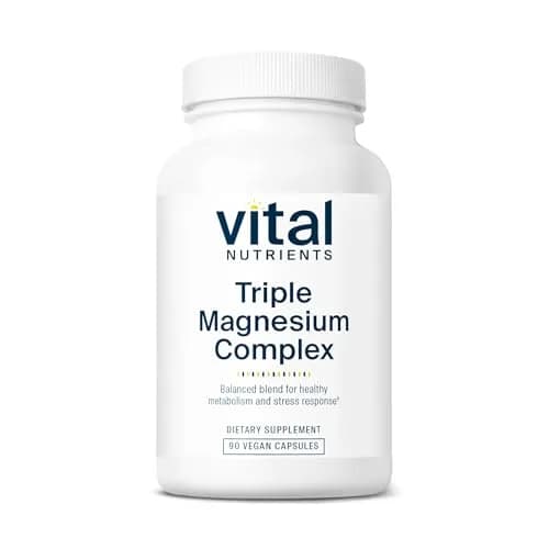 Vital Nutrients Triple Magnesium Complex 500mg | Vegan, Supports Sleep & Stress Relief thumbnail 1