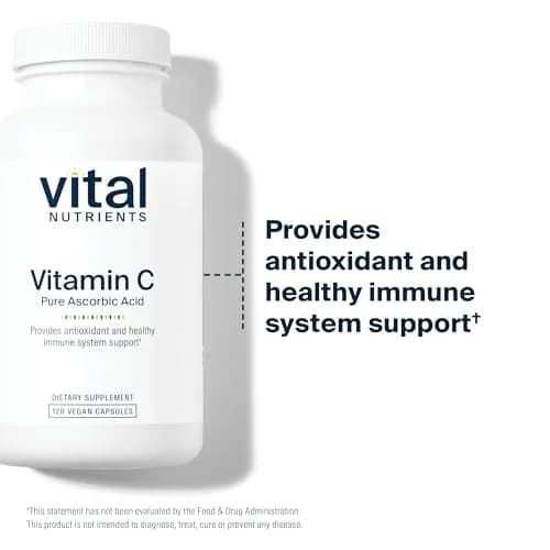 Vital Nutrients Vitamin C 1000mg | Pure Ascorbic Acid for Immune & Collagen Support thumbnail 6