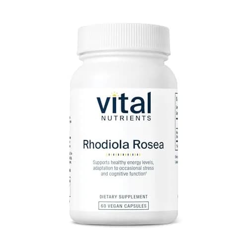 Vital Nutrients Rhodiola Rosea 60 Capsules | Adaptogenic Herb for Energy & Stress Support thumbnail 1