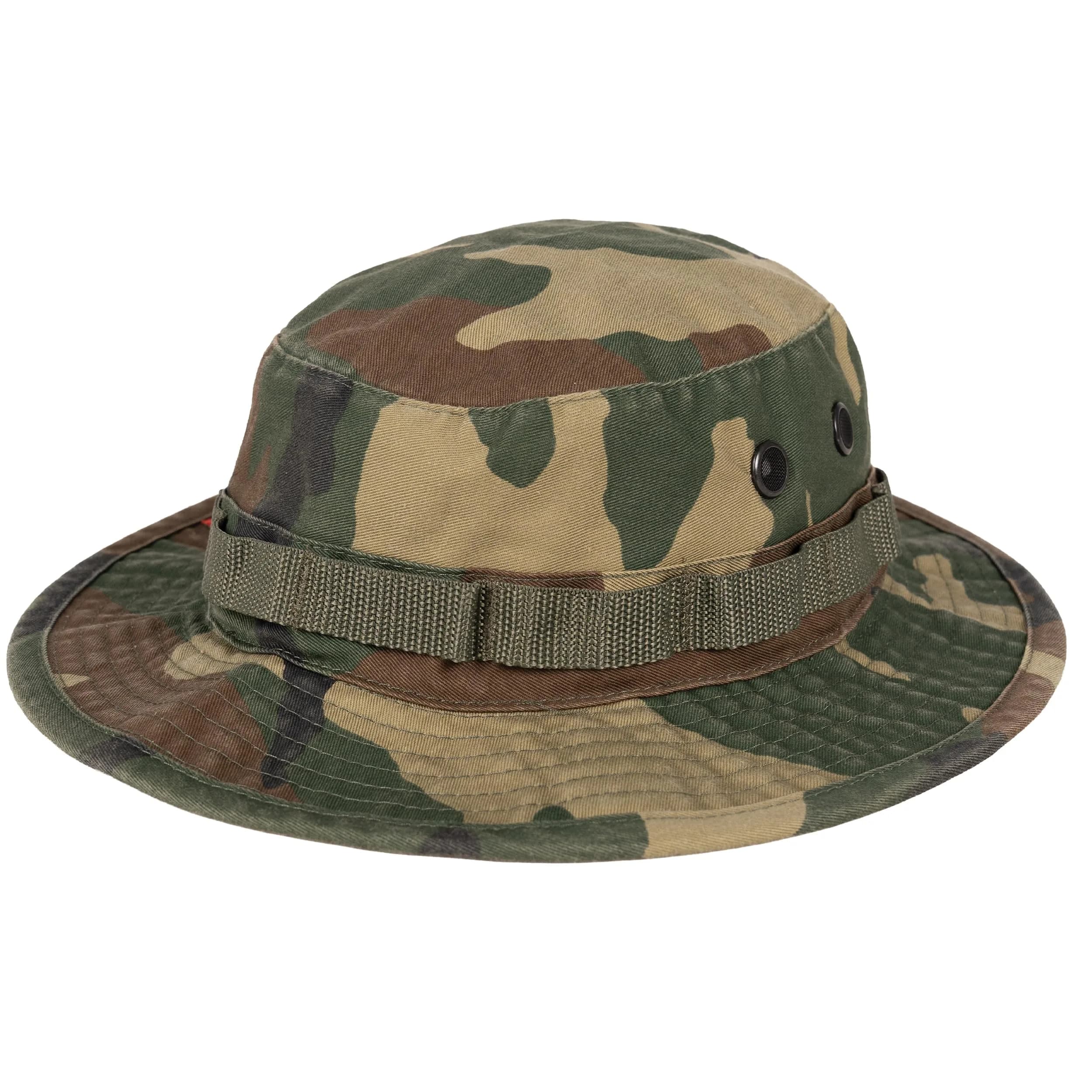 Rothco 100% Cotton Rip-Stop Boonie Hat | Ultimate Sun Defense Bucket Hat for Outdoors (US, Numeric, 7, Woodland Camo)