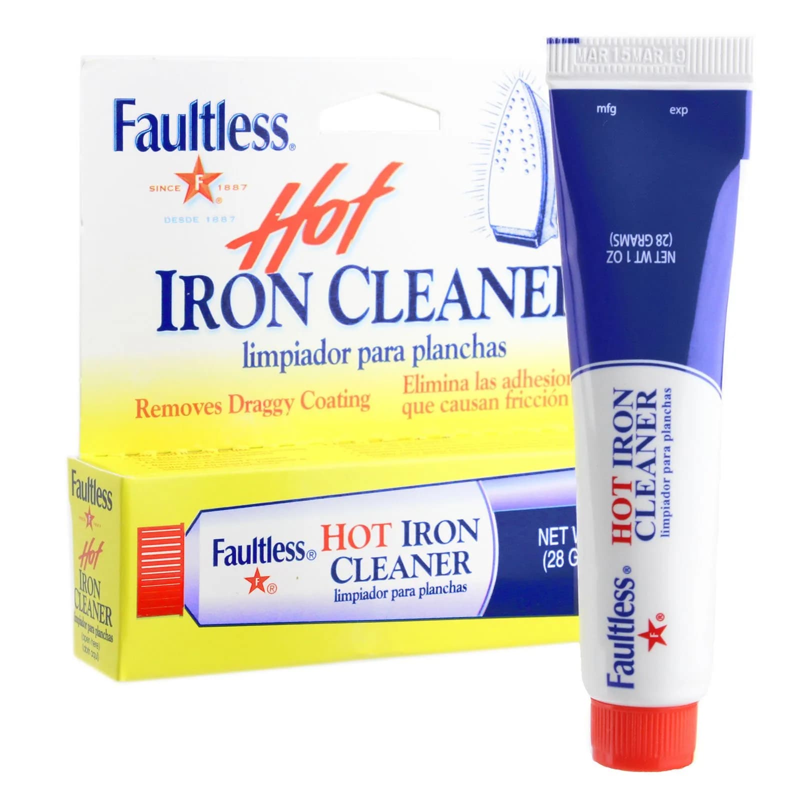 Faultless Hot Iron Cleaner 28 g (1 oz) | Removes Residues & Melted Fabrics - view 4