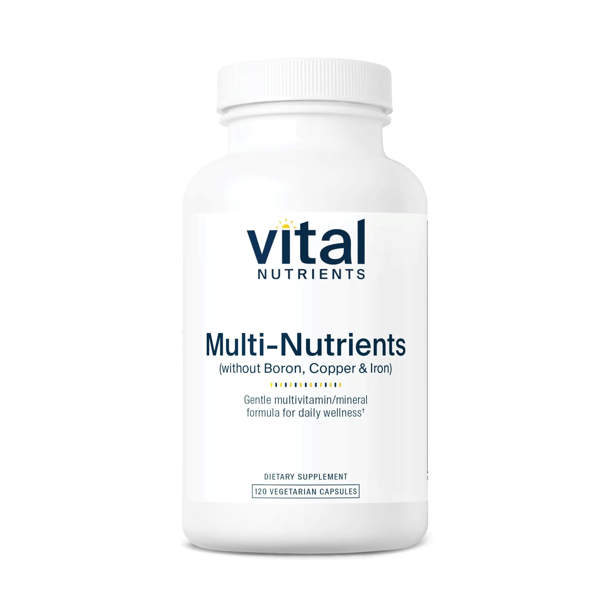 Vital Nutrients Multi-Nutrients 5 Ultra Antioxidant Formula, 120 Capsules | No Iron, Copper, Boron | Supports Immunity & General Nutrition