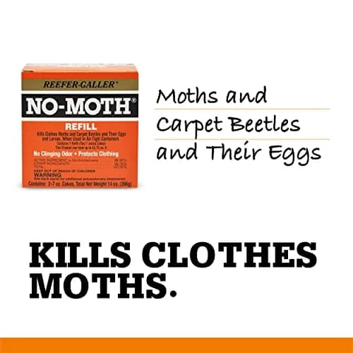 Reefer-Galler NO Moth Closet Hanger Refills, 6 Pack | Effective Mothproofing Without Odor (100-120 chars) thumbnail 6