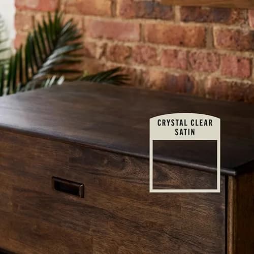 Varathane Water-Based Ultimate Satin Polyurethane 236ml (0.25 Quart) | Crystal Clear Interior Wood Protection thumbnail 2