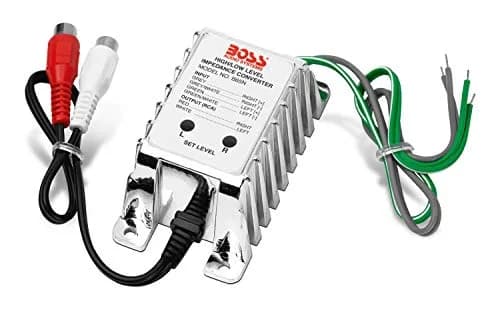 BOSS Audio Systems B65N High Level to RCA Converter & Ground Loop Isolator | Noise Filter for Car Audio Systems — Noise Filter