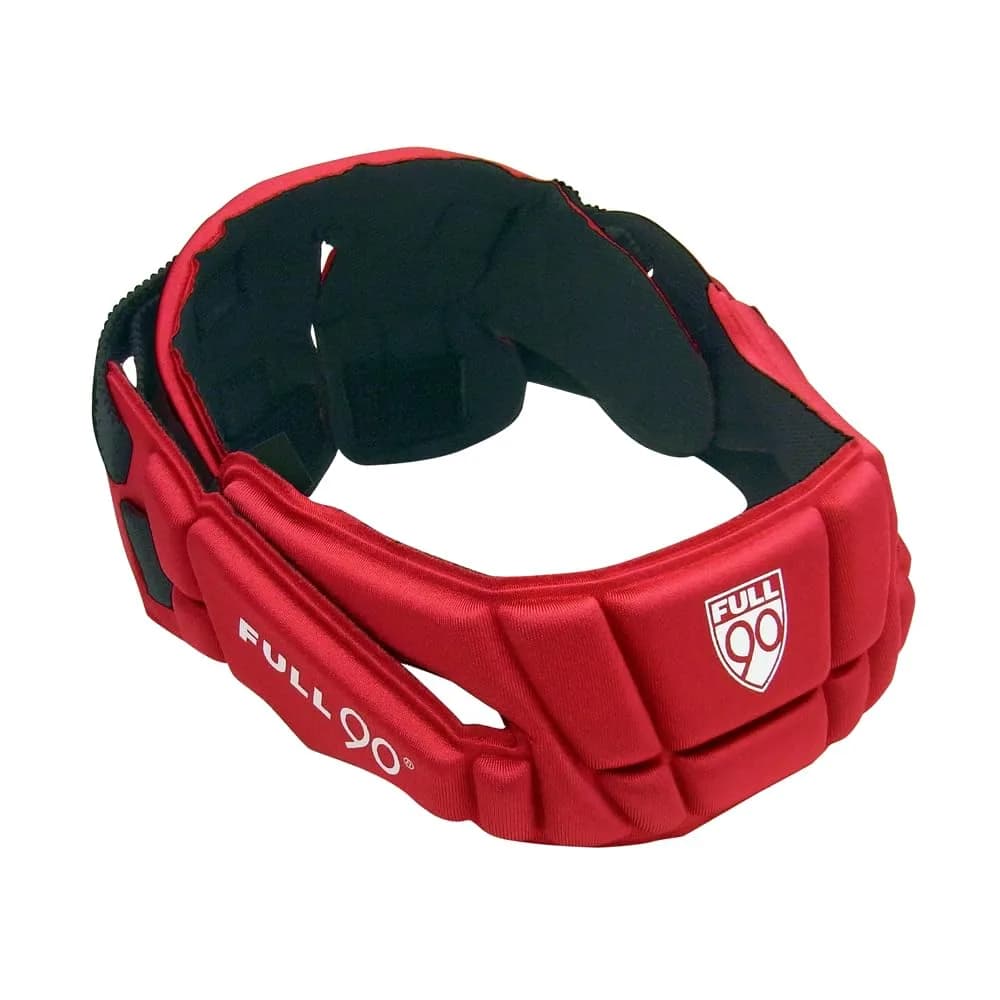 Full 90 Premier Performance Soccer Headgear Red Small/Medium | Impact-Absorbing, Custom Fit (70-120 chars)