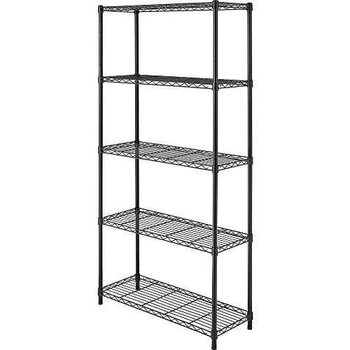 Whitmor 5-Wire Shelving Unit, Metal Storage Shelves, Heavy Duty, Easy Assembly 36"L x 14"W x 72"H thumbnail 1