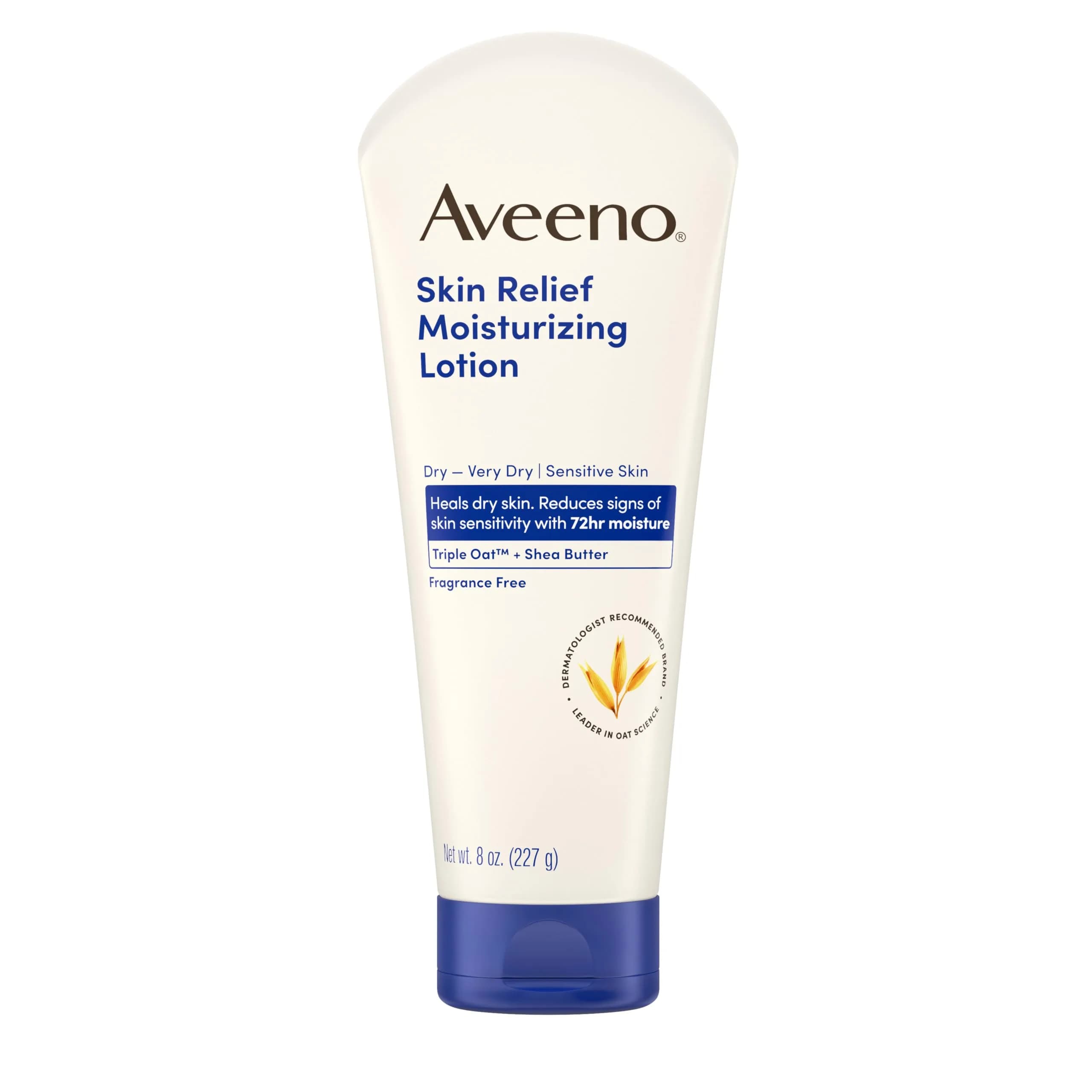 Aveeno Skin Relief Moisturizing Lotion 237ml (8 Fl Oz) | Heals Very Dry, Sensitive Skin - main product image