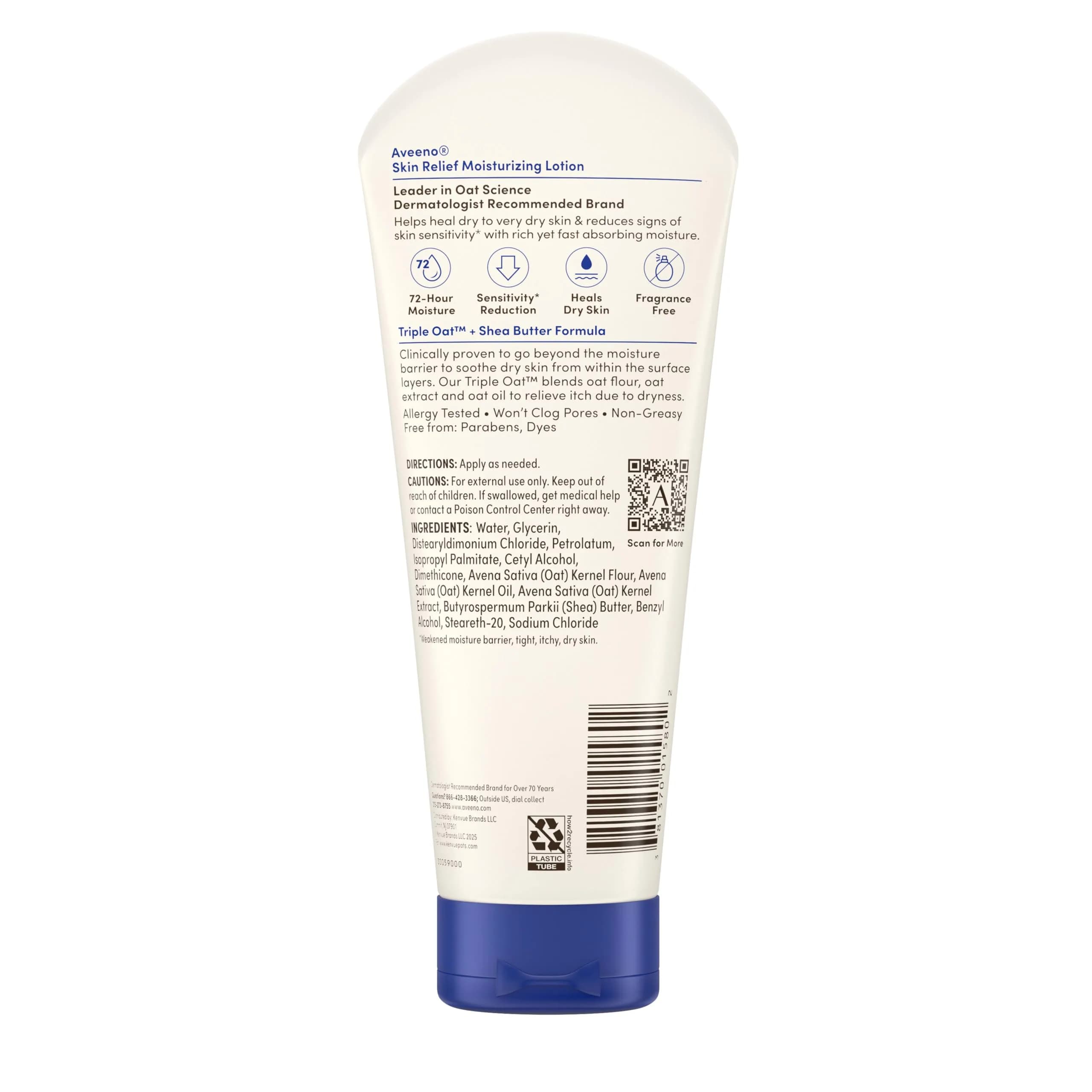 Aveeno Skin Relief Moisturizing Lotion 237ml (8 Fl Oz) | Heals Very Dry, Sensitive Skin - view 7
