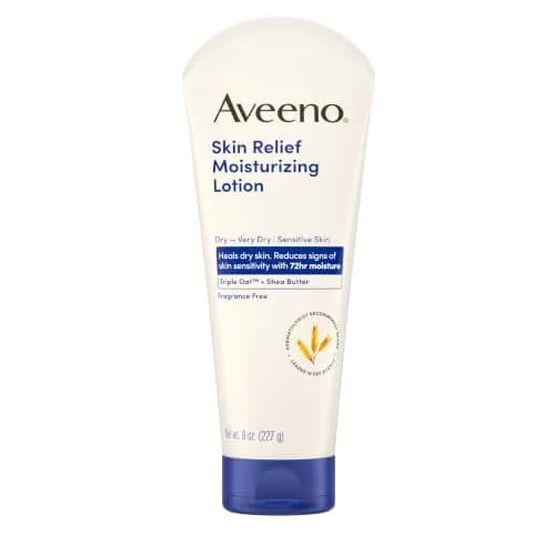 Aveeno Skin Relief Moisturizing Lotion 237ml (8 Fl Oz) | Heals Very Dry, Sensitive Skin thumbnail 1