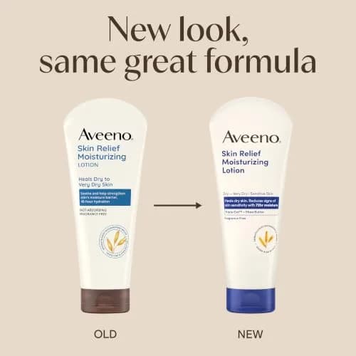 Aveeno Skin Relief Moisturizing Lotion 237ml (8 Fl Oz) | Heals Very Dry, Sensitive Skin thumbnail 2