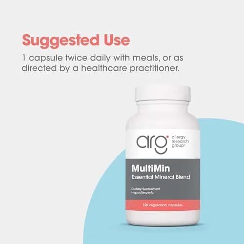 Allergy Research Group ARG MultiMin Multi Mineral Supplement, 120 Capsules | Supports Mineral Balance & Wellness thumbnail 6