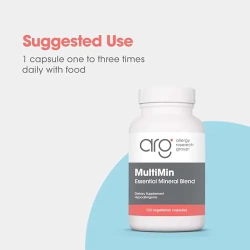Allergy Research Group ARG MultiMin Multi Mineral Supplement, 120 Capsules | Supports Mineral Balance & Wellness thumbnail 3