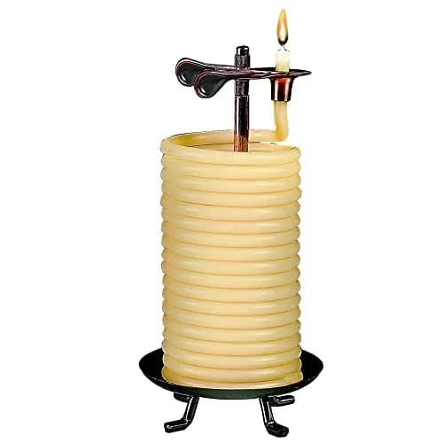 Candle by the Hour 80-Hour Citronella Candle | Eco-friendly Beeswax with Cotton Wick, Yellow thumbnail 5