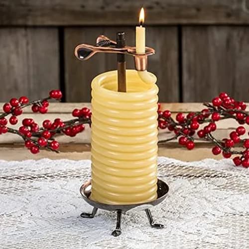 Candle by the Hour 80-Hour Citronella Candle | Eco-friendly Beeswax with Cotton Wick, Yellow thumbnail 3