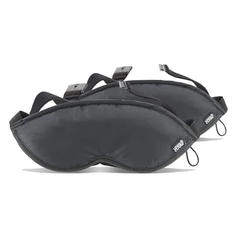 Lewis N. Clark Comfort Sleep Mask | Eye Mask for Travel | Breathable & Light Blocking | 2 Pack | Black thumbnail 1