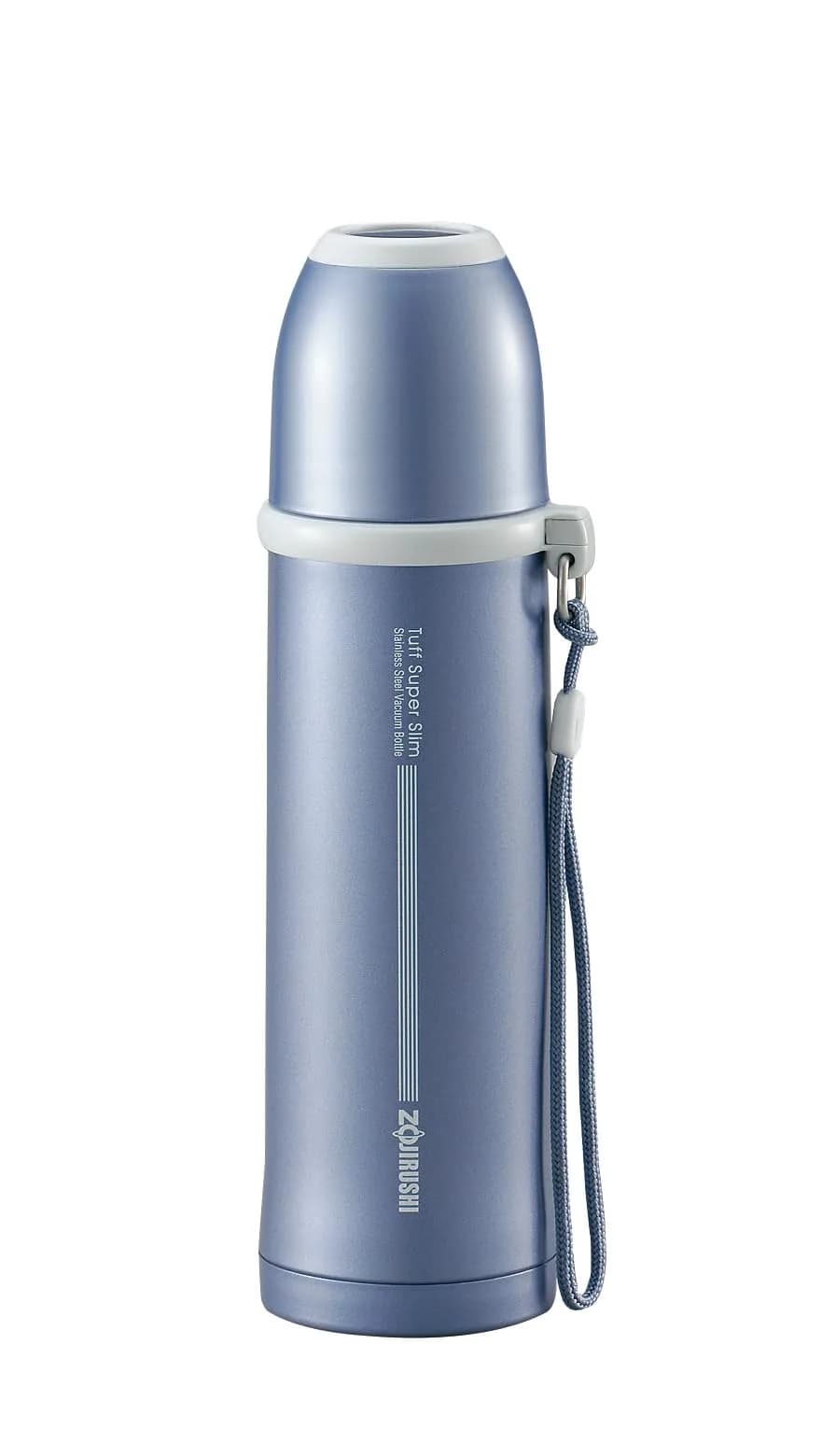 Zojirushi Water Bottle Stainless Steel Bottle 250ml | Metallic Blue Lightweight Insulated Beverage Container
